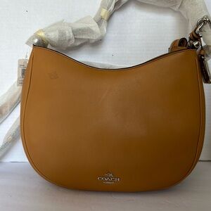Coach Light Saddle Leather Hobo Bag